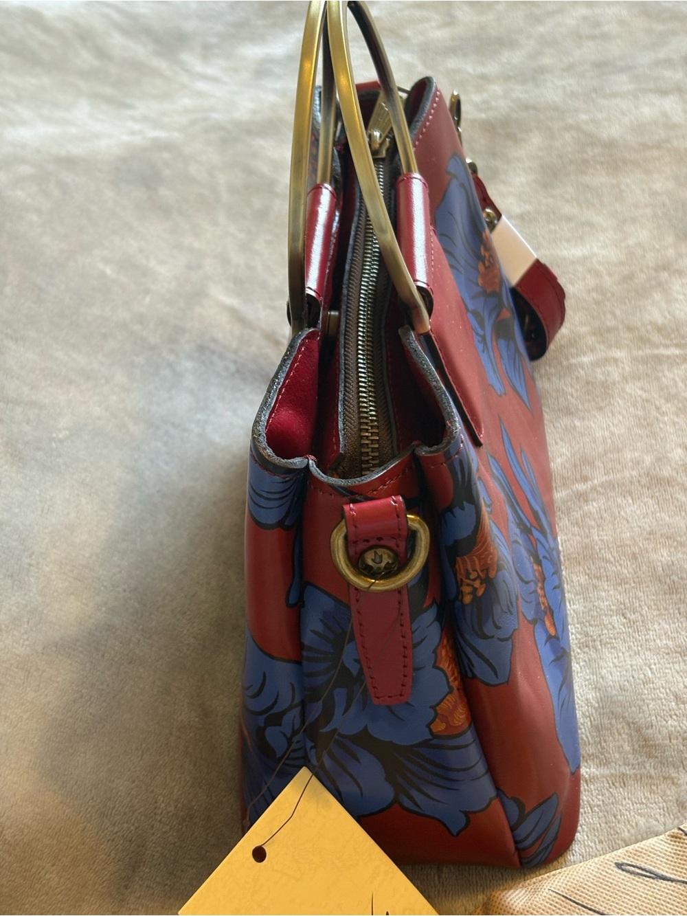 Patricia Nash Empoli Grecian Rose Satchel - Picture 3 of 8